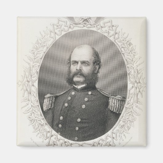 Generalmajor Ambrose Everett Burnside Magnet (Vorne)