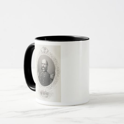 Generalmajor Ambrose Everett Burnside Tasse (Vorderseite Links)