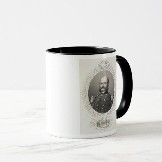 Generalmajor Ambrose Everett Burnside Tasse (VorderseiteRechts)