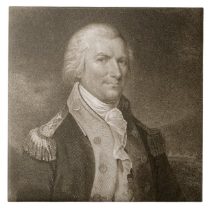 Generalmajor-Arthur-St. Clair, graviert von Edward Fliese