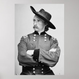 Generalmajor George Armstrong Custer 1865 Poster