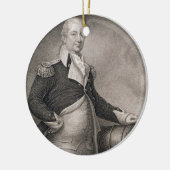 Generalmajor Henry Knox (1750-1806) graviert durch Keramikornament (Links)