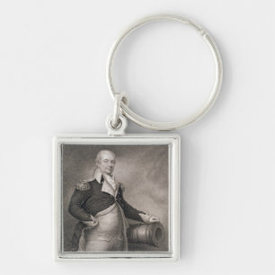 Generalmajor Henry Knox (1750-1806) graviert durch Schlüsselanhänger