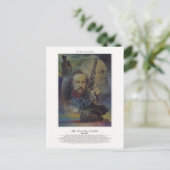 Generalmajor James A. Garfield Citizen Soldier Postkarte (Stehend Vorderseite)