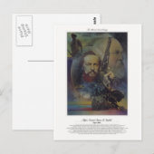 Generalmajor James A. Garfield Citizen Soldier Postkarte (Vorne/Hinten)