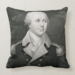 Generalmajor Nathaniel Greene (1742-86), graviert Kissen