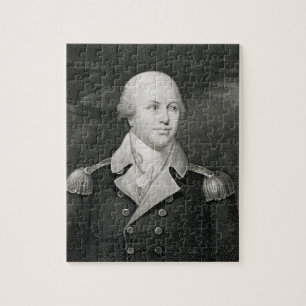 Generalmajor Nathaniel Greene (1742-86), graviert Puzzle