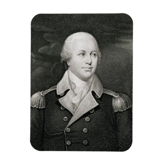 Generalmajor Nathaniel Greene (1742-86), in Gravur Magnet (Vertikal)