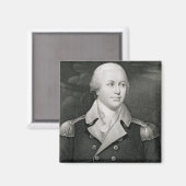 Generalmajor Nathaniel Greene (1742-86), in Gravur Magnet (Vorderseite/Rückseite)