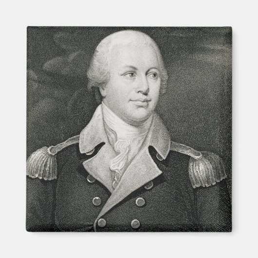 Generalmajor Nathaniel Greene (1742-86), in Gravur Magnet (Vorne)