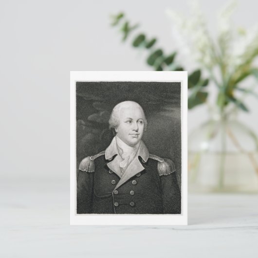 Generalmajor Nathaniel Greene (1742-86), in Gravur Postkarte (Stehend Vorderseite)