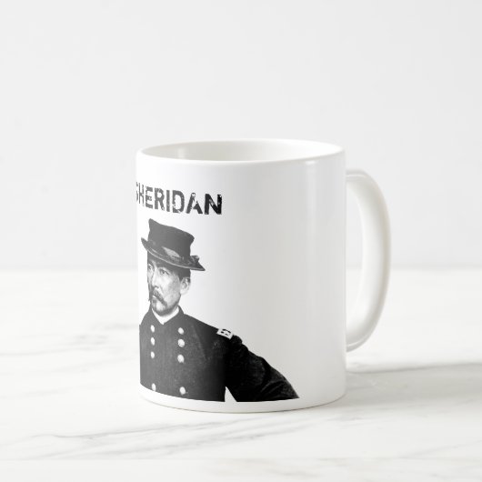 Generalmajor Philip Sheridan Kaffeetasse (VorderseiteRechts)