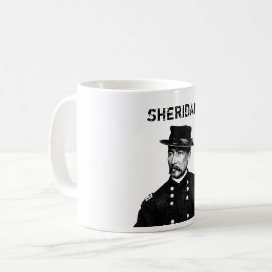 Generalmajor Philip Sheridan Kaffeetasse (Vorderseite Links)