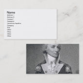 Generalmajor Thomas Sumter (1734-1832) gravierte b Visitenkarte (Vorne/Hinten)