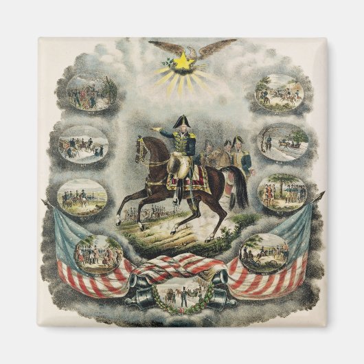 Generalmajor William Henry Harrison, c.1813 Magnet (Vorne)