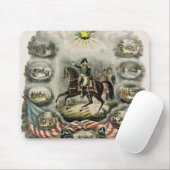 Generalmajor William Henry Harrison, c.1813 Mousepad (Mit Mouse)