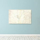 Generalplan XIX Leinwanddruck (Insitu (Holzboden))