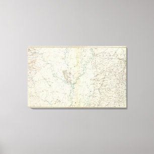 Generalplan XIX Leinwanddruck