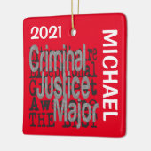 Generalstaatsanwalt für Strafjustiz CUSTOM Keramikornament (Links)
