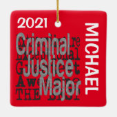 Generalstaatsanwalt für Strafjustiz CUSTOM Keramikornament (Rückseite)