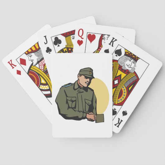 Generalstabsausweise Spielkarten (Rückseite)