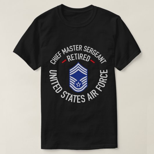 Generalstabschef Ruhestand der Luftwaffe T-Shirt (Design vorne)