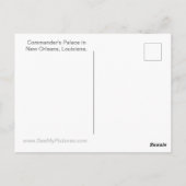 Generalstabskarte Postkarte (Rückseite)