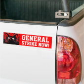 Generalstreik jetzt autoaufkleber (Auf Lkw)