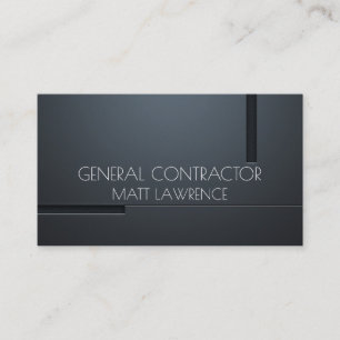Generalunternehmer Baugewerbe Visitenkarte