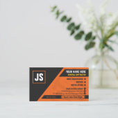 Generalunternehmer, Handyman-Dienst, Bauwesen Visitenkarte (Stehend Vorderseite)