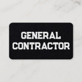 Generalunternehmer QR Visitenkarte (Vorderseite)