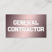 Generalunternehmer QR Visitenkarte (Vorderseite)