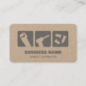 Generalunternehmer Visitenkarte (Vorderseite)