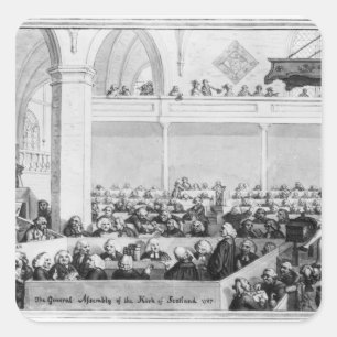 Generalversammlung der Kirche von Schottland Quadratischer Aufkleber
