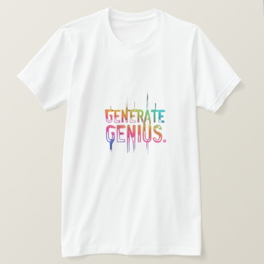 Generate Genius T-Shirt (Design vorne)