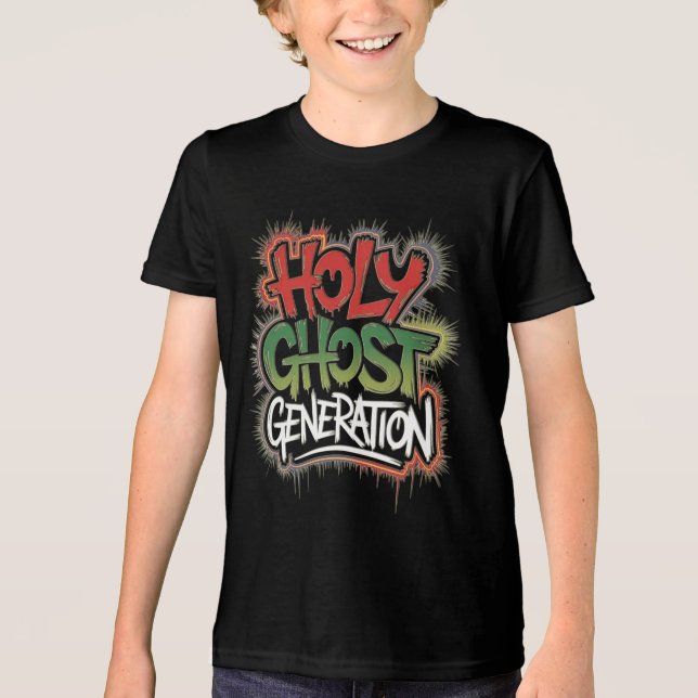 Generation des Heiligen Geistes Tri-Blend Shirt (Vorderseite)