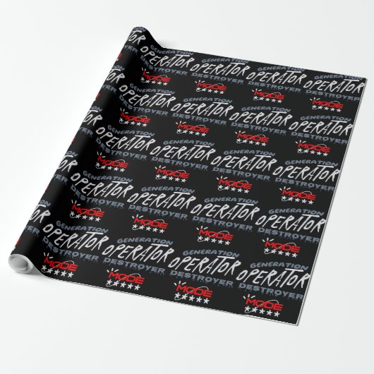 Generation Operator Zerstörer-Modus Geschenkpapier (Ungerollt)
