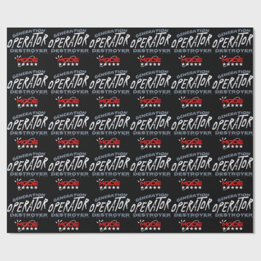 Generation Operator Zerstörer-Modus Geschenkpapier (Flach)