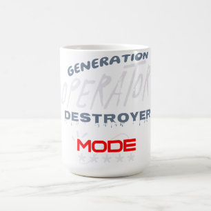 Generation Operator Zerstörer-Modus Kaffeetasse