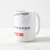Generation Operator Zerstörer-Modus Kaffeetasse (VorderseiteRechts)