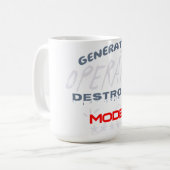 Generation Operator Zerstörer-Modus Kaffeetasse (Vorderseite Links)