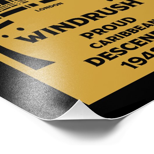 Generation Windrush Black History Fotodruck (Ecke)