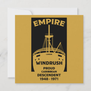 Generation Windrush Black History Karte