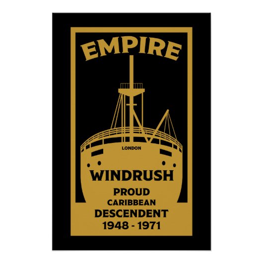 Generation Windrush Black History Poster (Vorderseite)