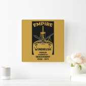 Generation Windrush Black History Quadratische Wanduhr (Zuhause)