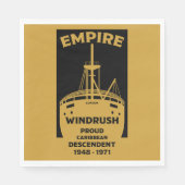Generation Windrush Black History Serviette (Vorderseite)