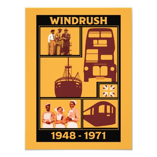 Generation Windrush Britische Geschichte Fotodruck (Vorne)