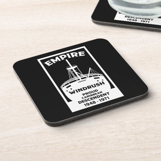 Generation Windrush Getränkeuntersetzer (Linke Seite)
