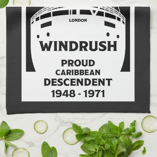 Generation Windrush-T - Shirt Geschirrtuch (Gefaltet)