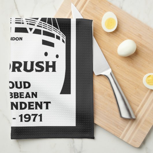 Generation Windrush-T - Shirt Geschirrtuch (Viertel Falte)